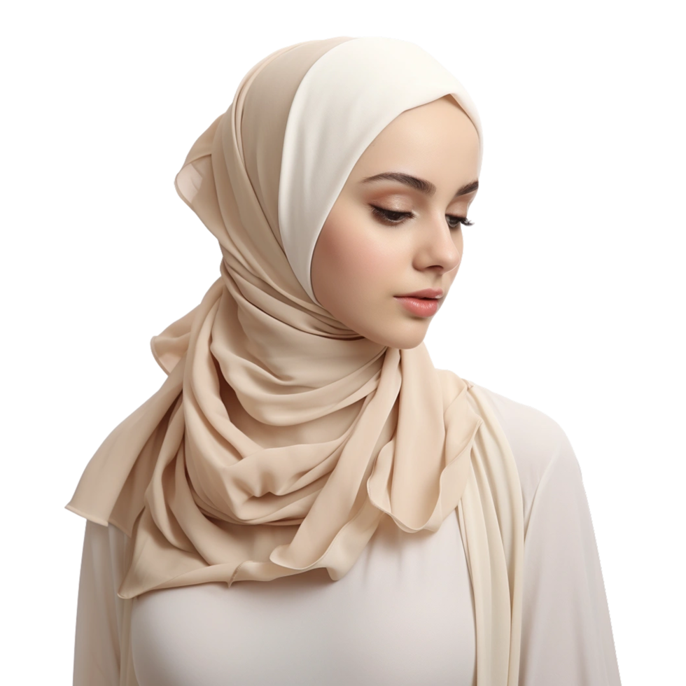 scarf   Muslim women ai generative png