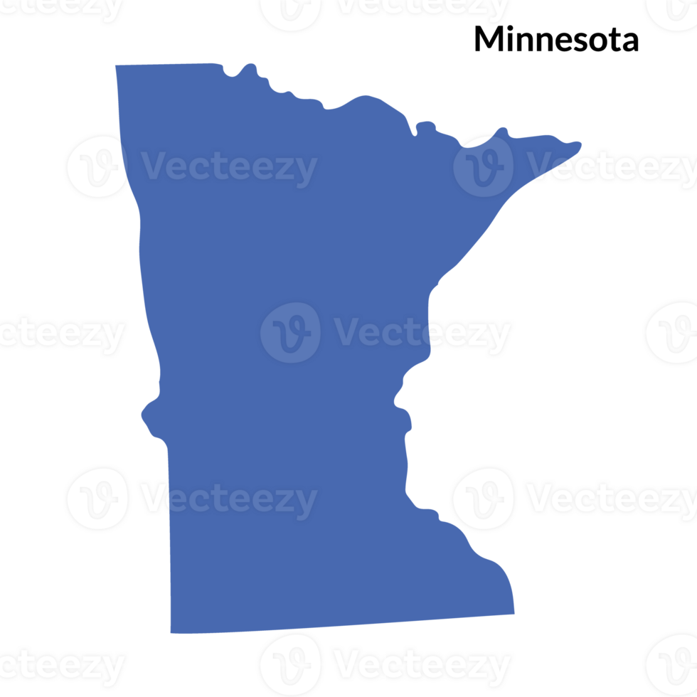 Map of Minnesota. Minnesota map. USA map png