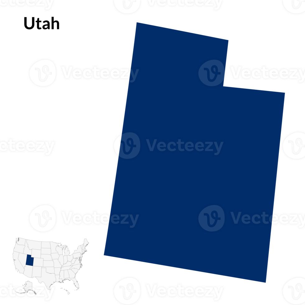 Utah mapa. mapa de Utah. Estados Unidos mapa png