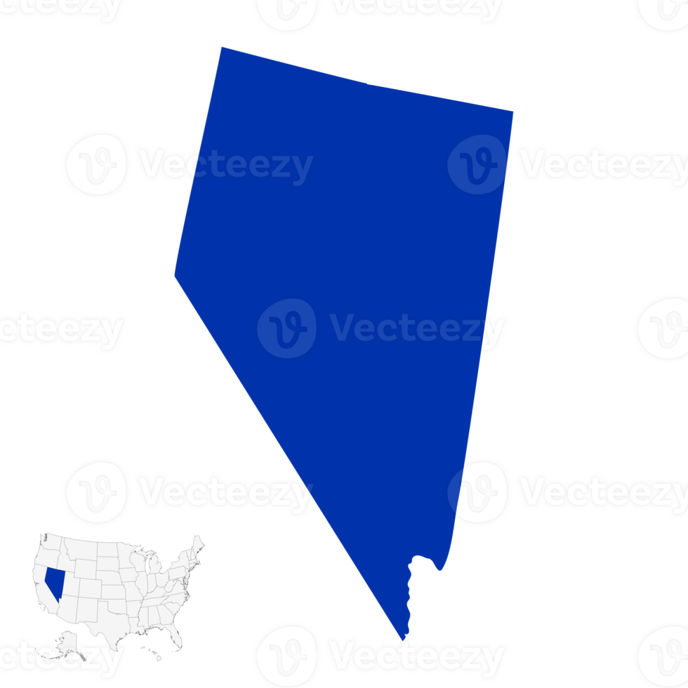 nevada stat Karta. Karta av nevada. USA Karta png