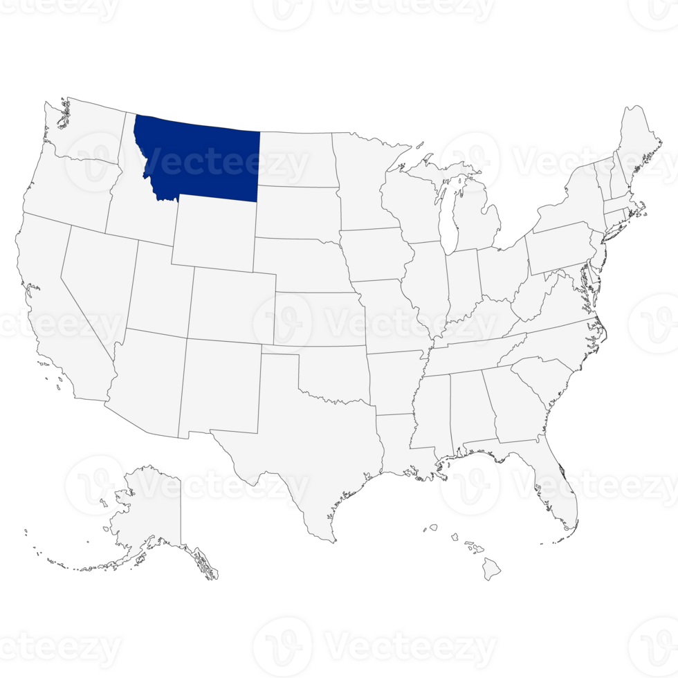 Montana map. Map of Nevada. USA map png