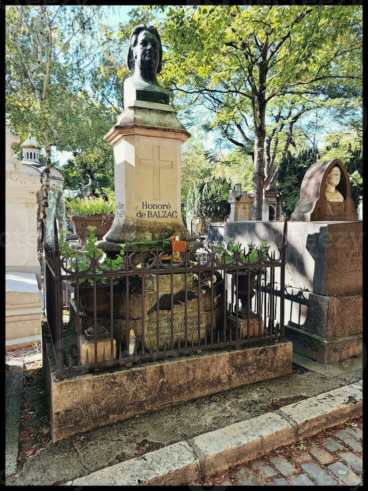 Eternal Rest at Pere Lachaise Cemetery, Paris photo
