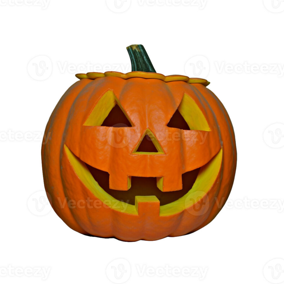 Jack o Lantern pumpkin no background png