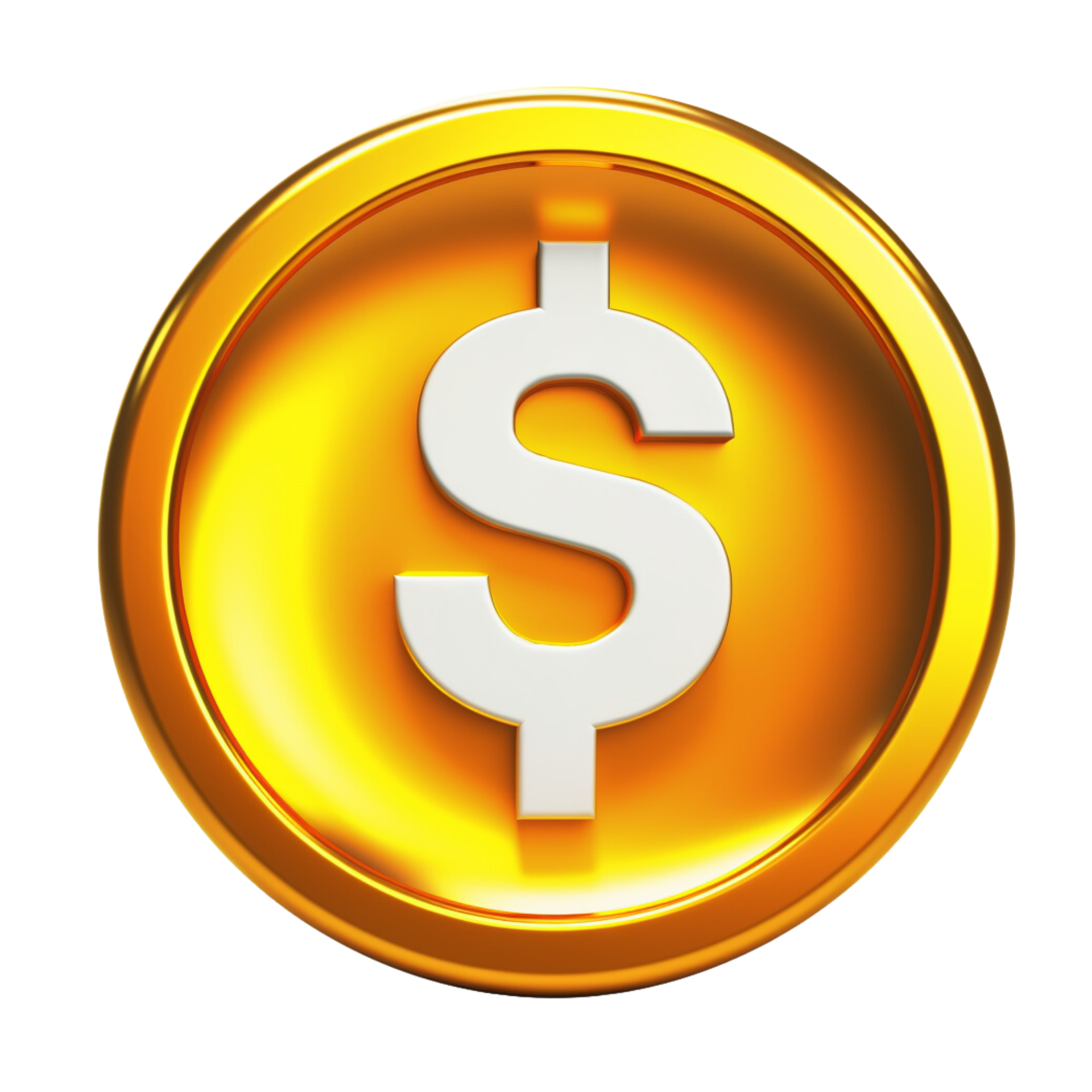 3d gold coin no background 32161165 PNG