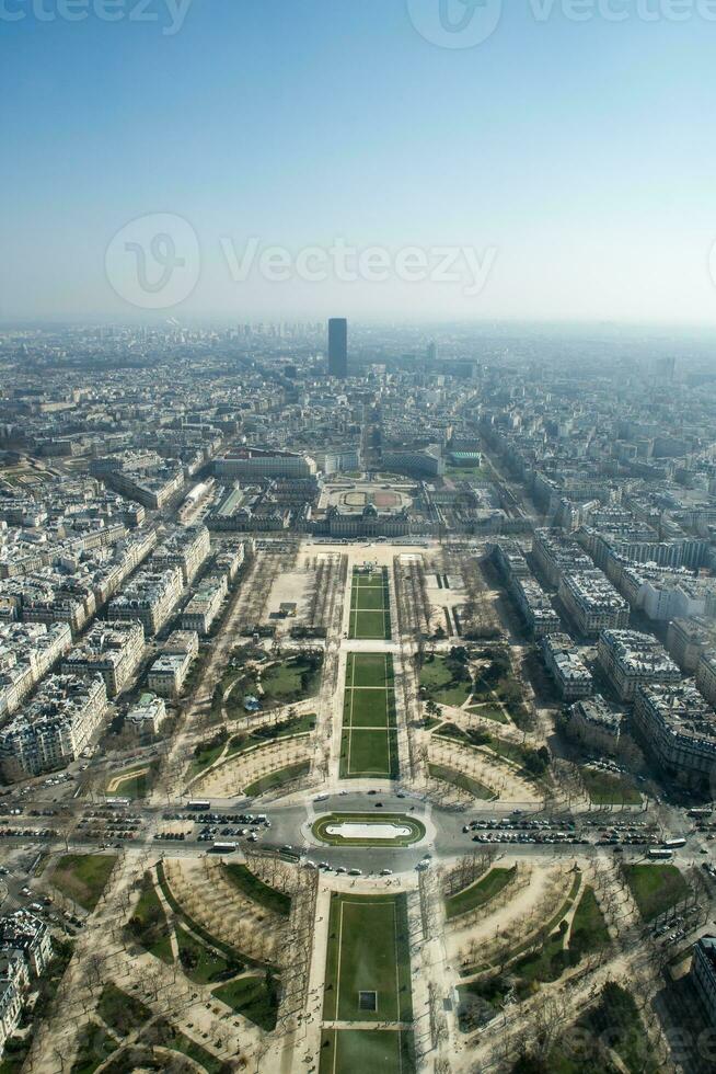 Paris Panorama Awe Inspiring View from the Eiffel Tower photo