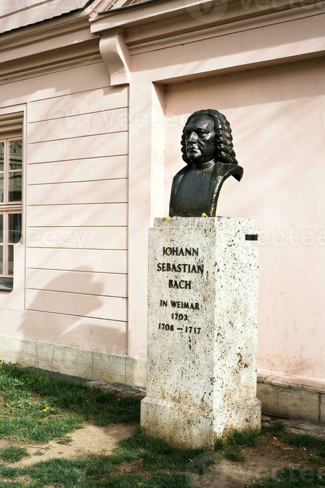 Timeless Melodies Bust of J.S. Bach in Weimar photo