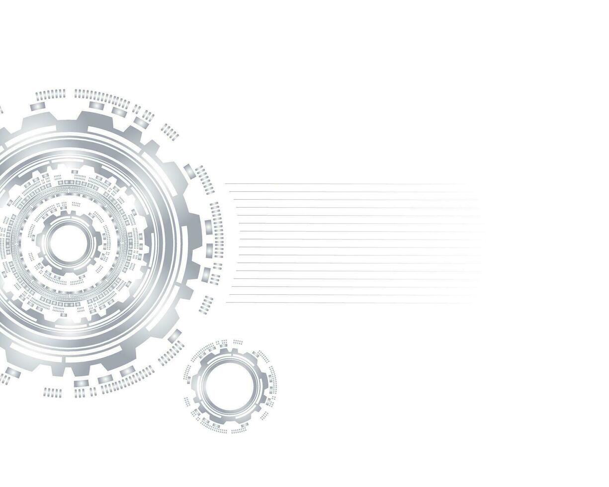 Abstract tech background. Technical mechanisms on a white background. Background, vector