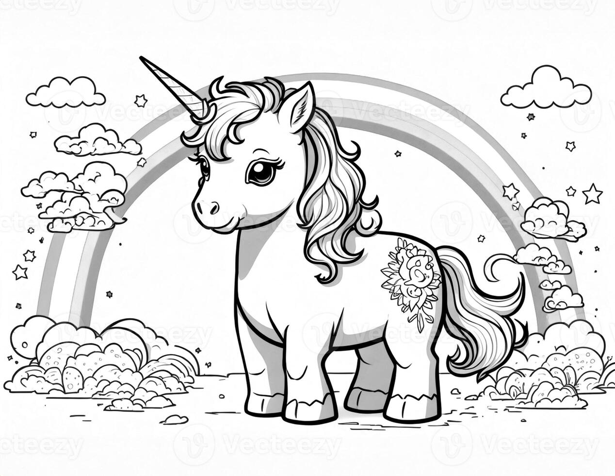 kawaii-unicorn-coloring-book-for-kids-32163731-stock-photo-at-vecteezy