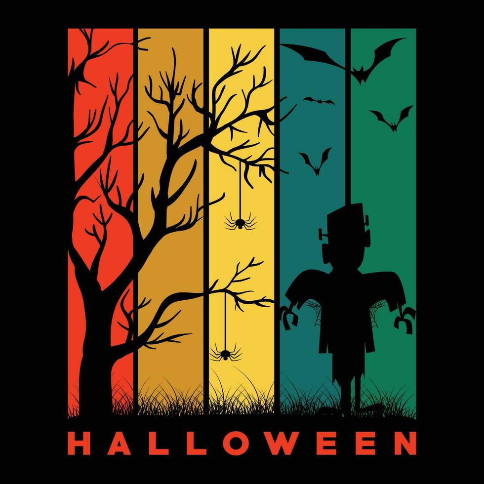 Halloween T-shirt Design.eps vector