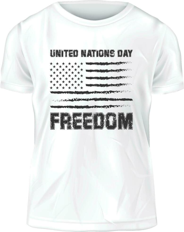 American Flag T-shirt design Vector Template