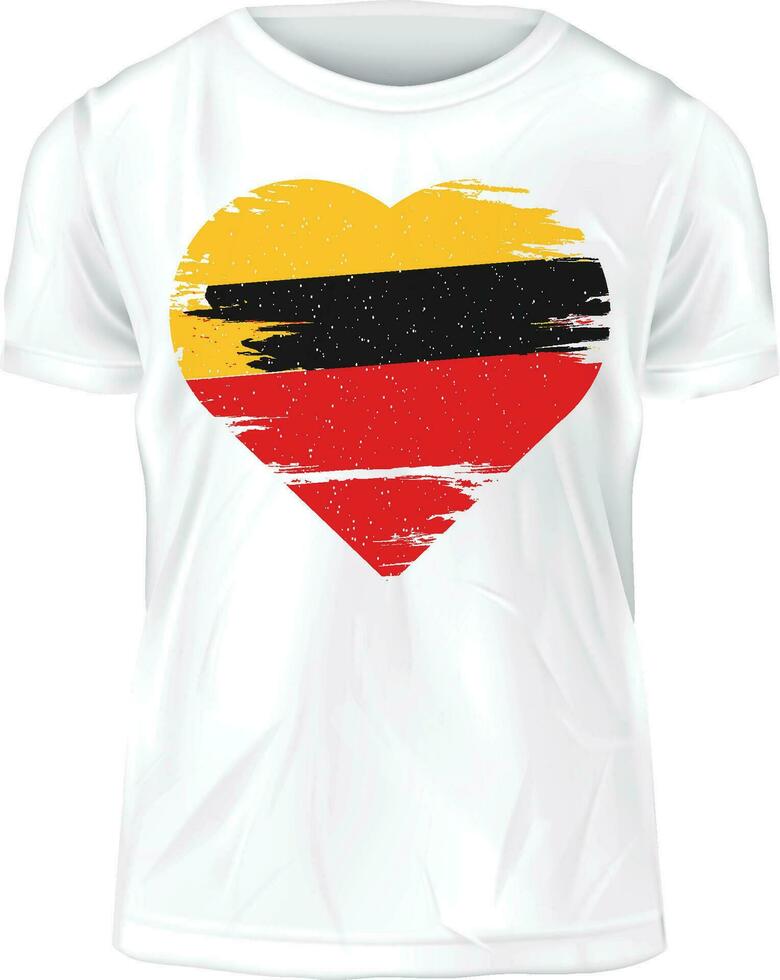 Germany T-shirt vector template