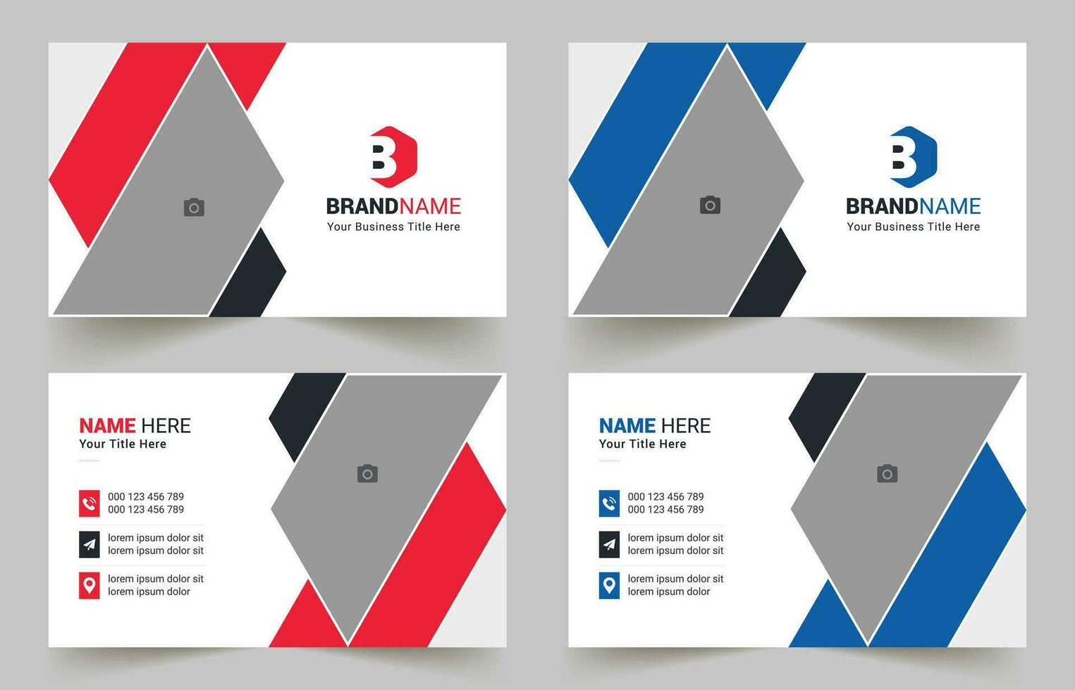 Modern business card design template, corporate business card template, Clean professional business card vector