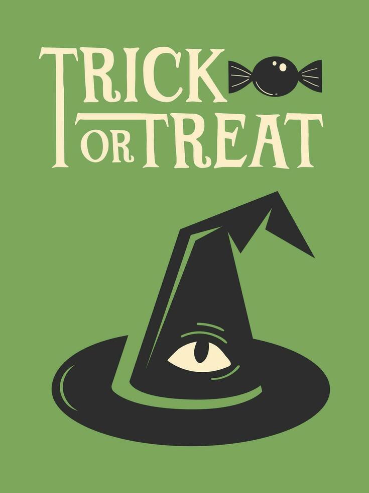 Halloween Witch Hat Vector Illustration Pro Vector