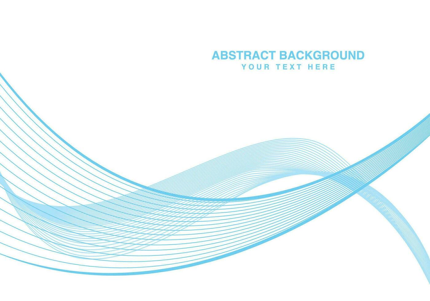 Abstract blue Background creative design free vector illustration, colorful wave design.