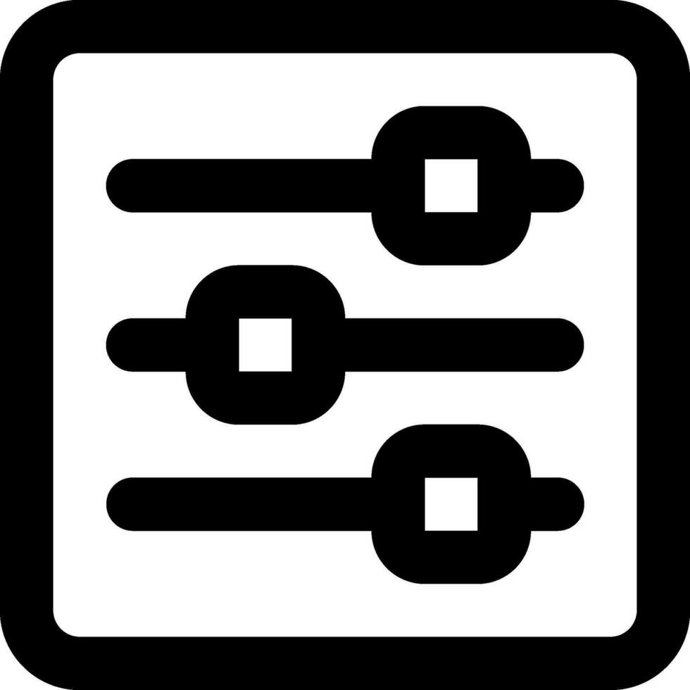 This icon or logo is found in the app or gadget etc or other where it explains the  interface a setting menu in gadget, laptop etc, and can be used for web, application and logo design vector