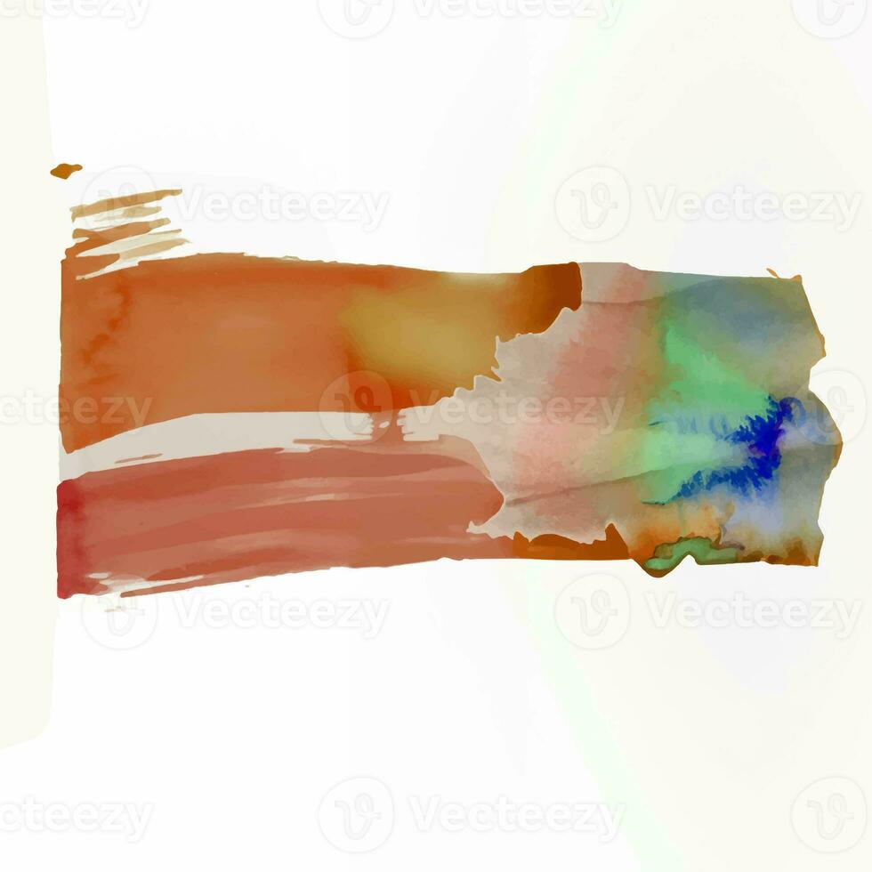 Isolated watercolor splatter stain colorful photo