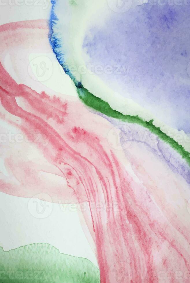 Isolated watercolor splatter stain colorful photo