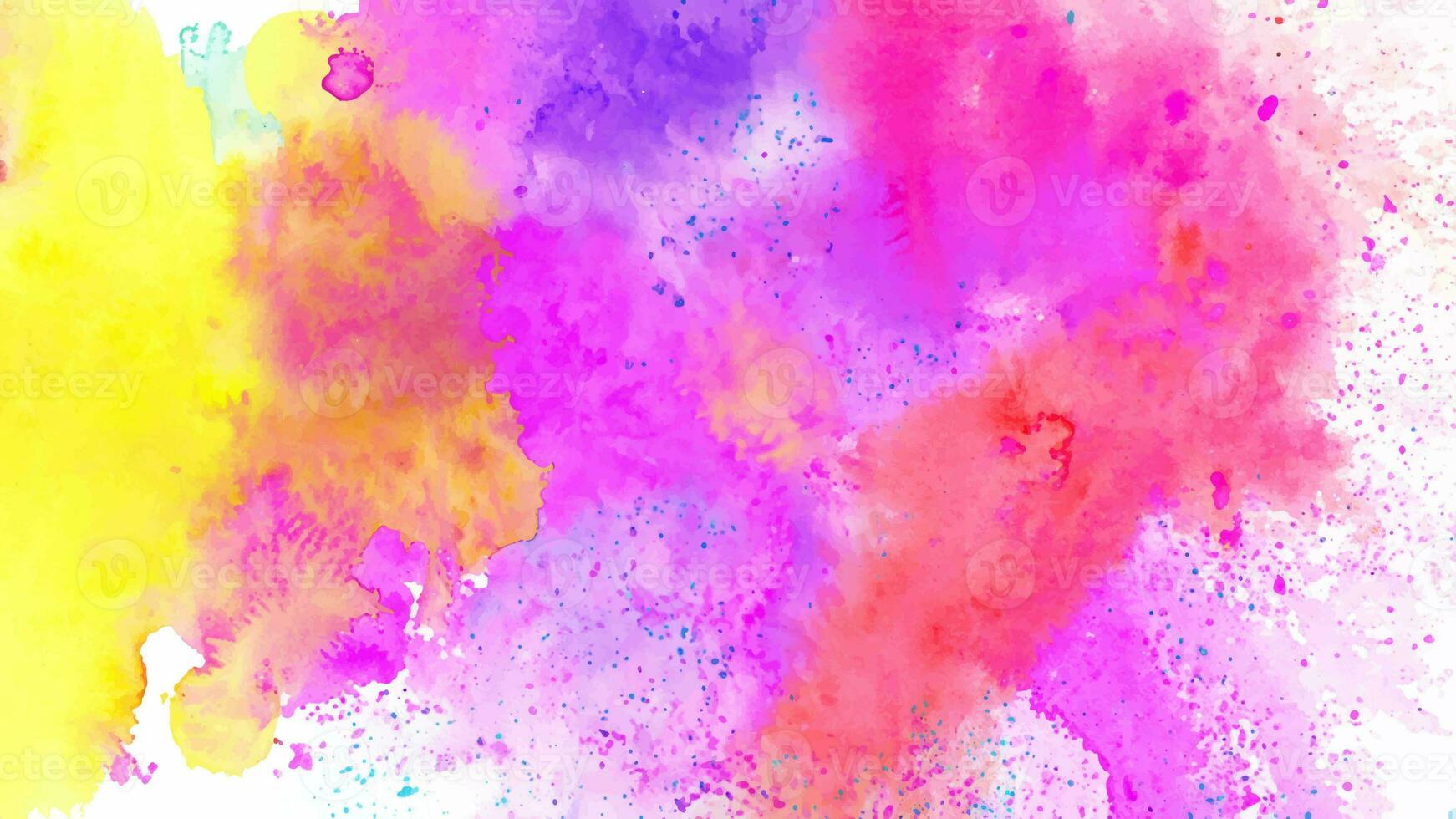 Isolated watercolor splatter stain colorful photo