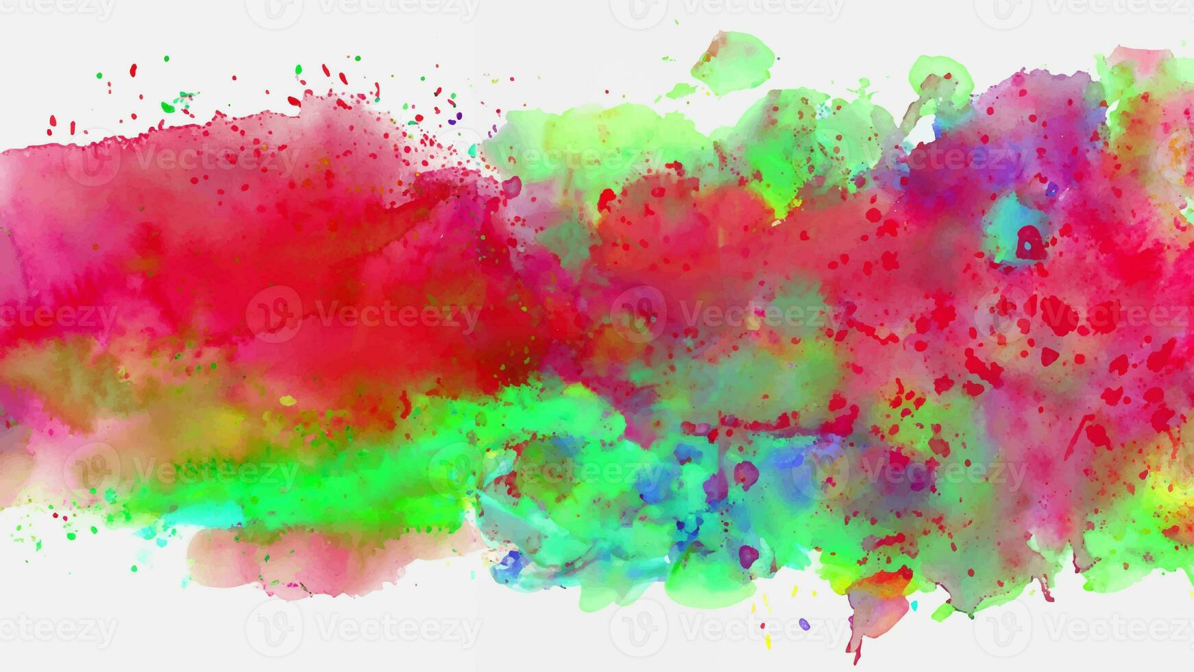 Isolated watercolor splatter stain colorful photo