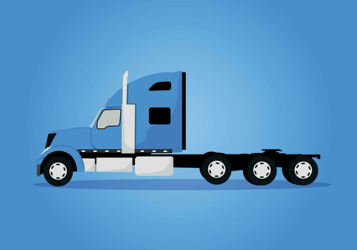 truck on the background. delivery van illustration vector