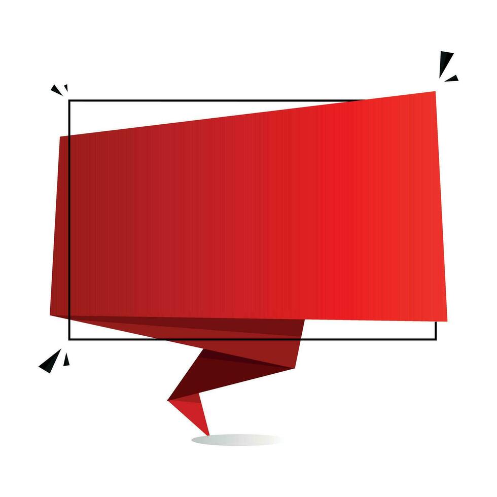 Blank banner vector illustration. text banner