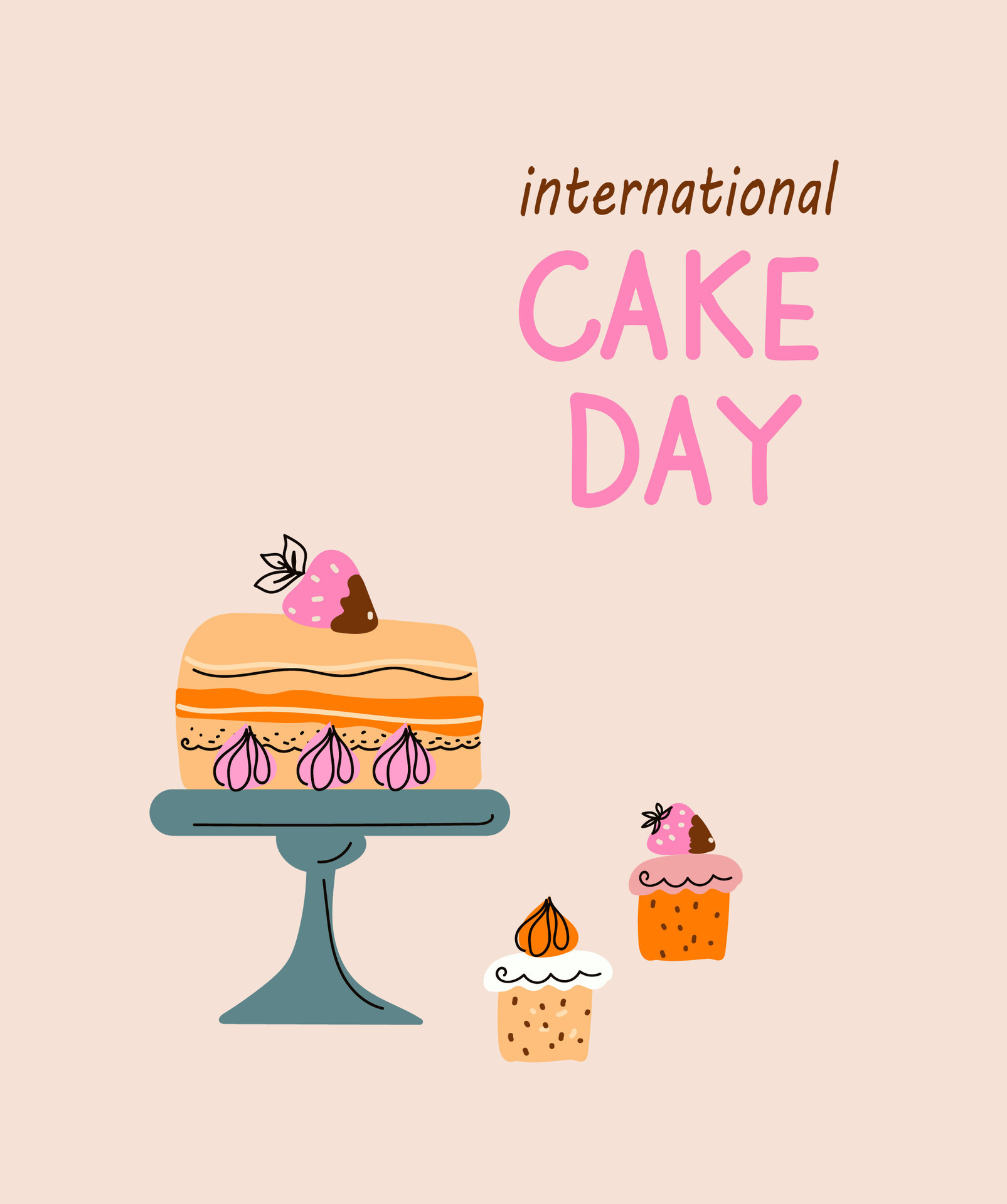 international cake day. 32167051 Vector Art at Vecteezy
