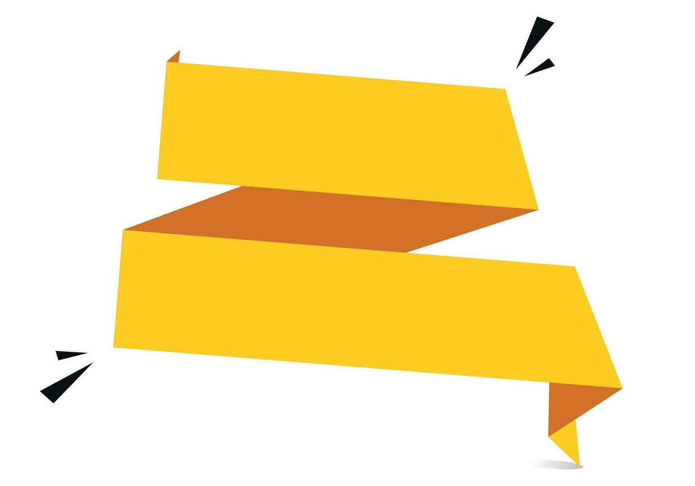 Blank banner vector illustration. text banner