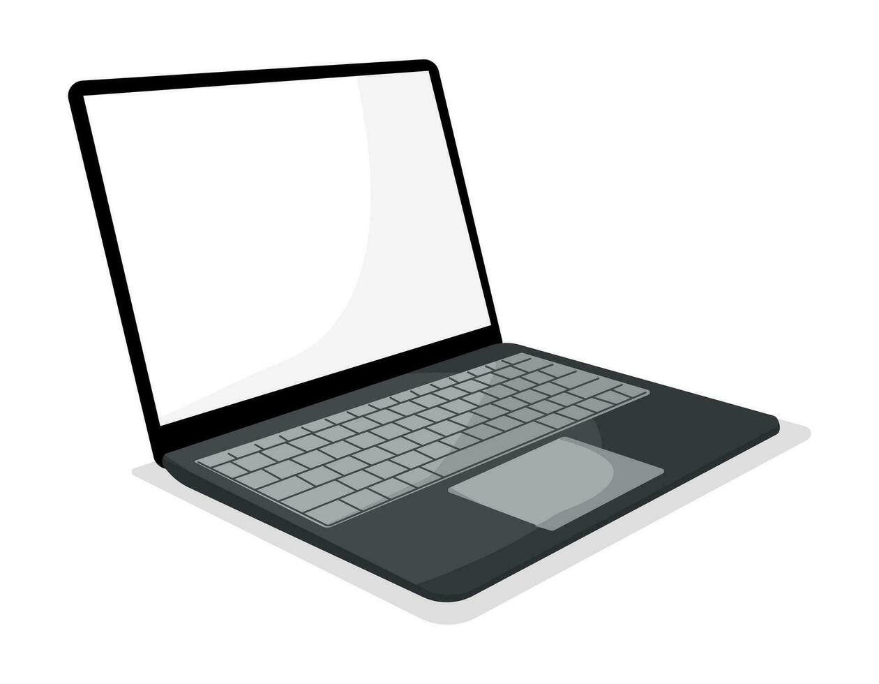 laptop computer and laptop vector