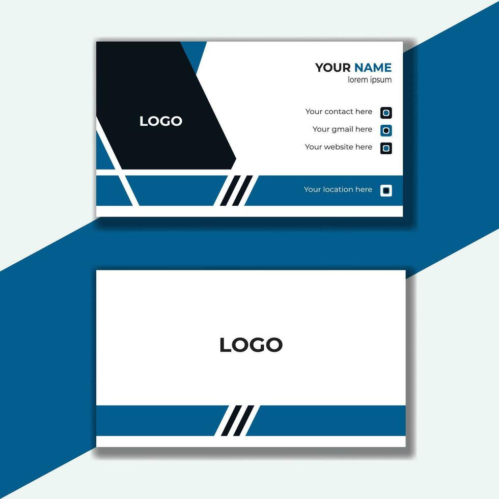 corporate business card template, Creative business card, name card, visiting cards, Clean and Creative Business Card Template. vector illustration, eps cc