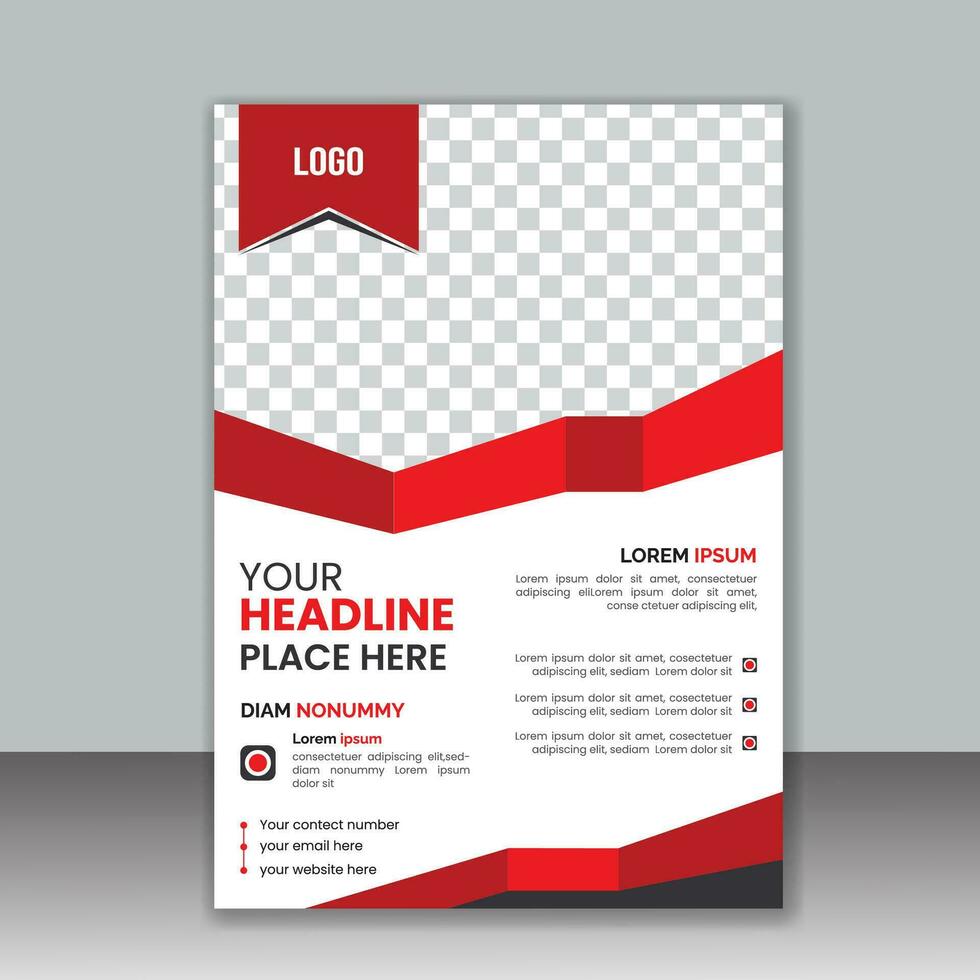 Abstract red and dark black background, annual report cover template, leaflets decoration for printing and presentation vector illustration, Abstract red cover book minimal portfolio presentation