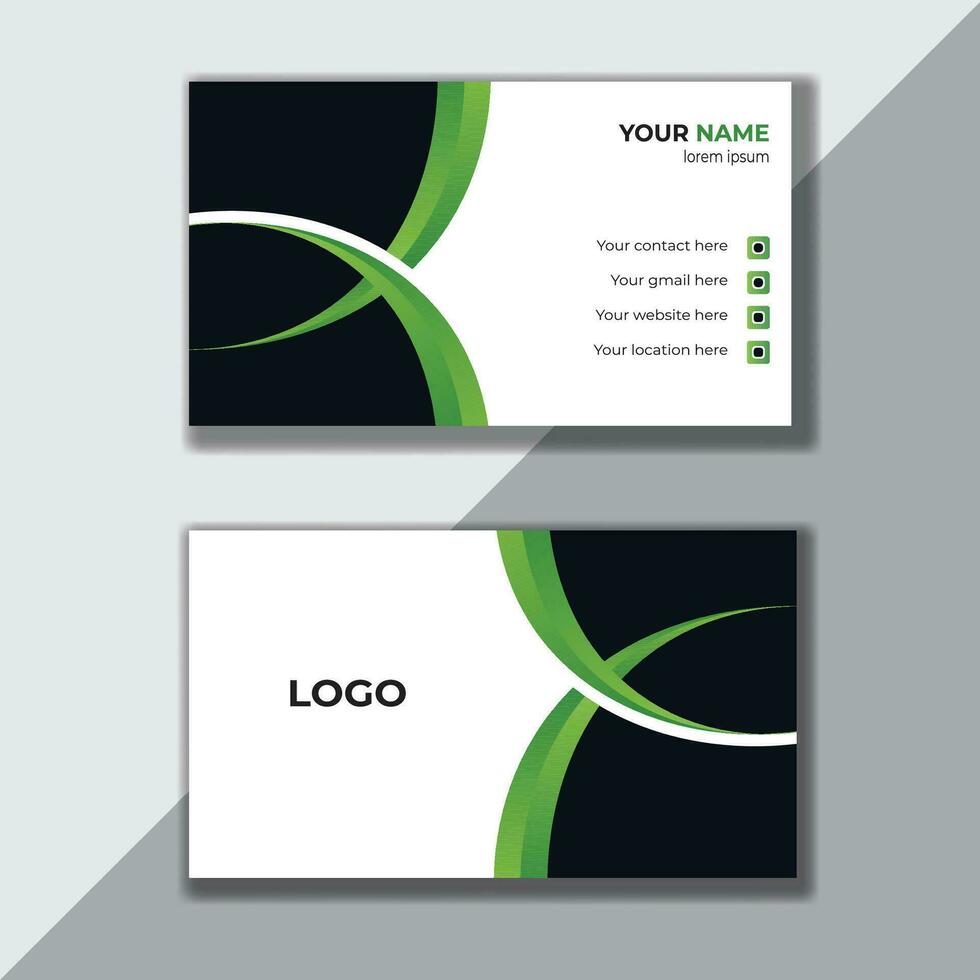 creative business card design template, With inspiration from the abstract, Flat design vector illustration, horizontal simple clean template vector design, vector eps 10