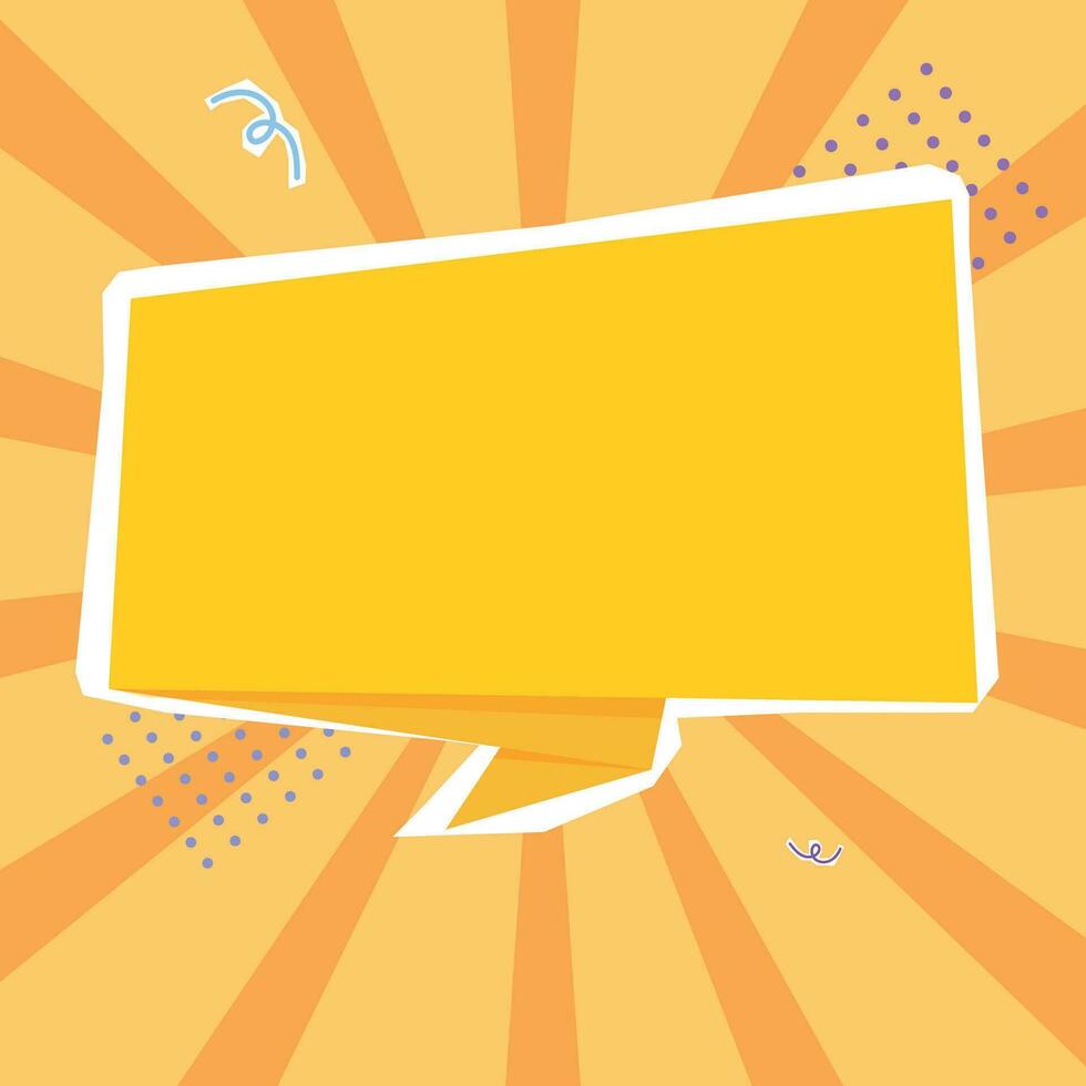 etro banner concept with cut out paper elements. vector