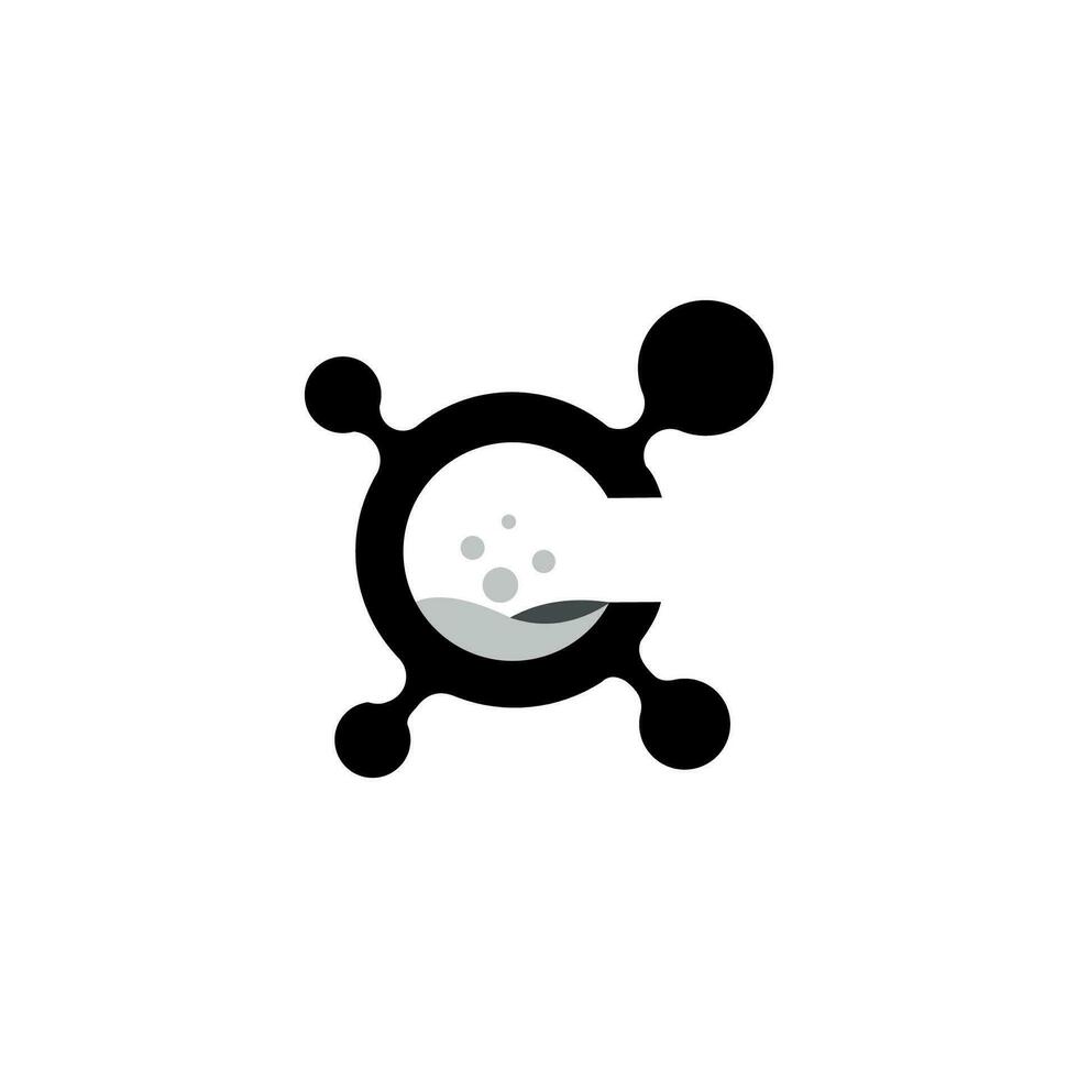 microscope laboratory logo template. .  icon vector design template in white background