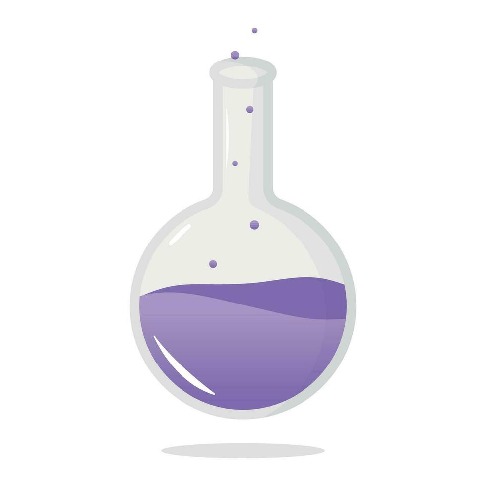 tubes with liquid. laboratory. vector illustration