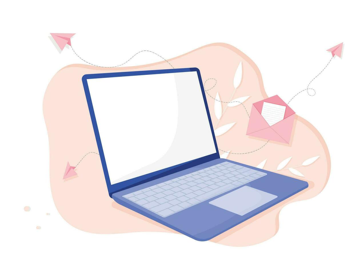 laptop computer and laptop vector