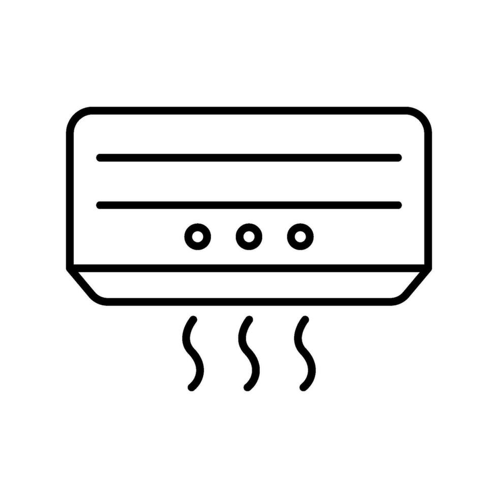 aire acondicionador icono vector diseño plantillas