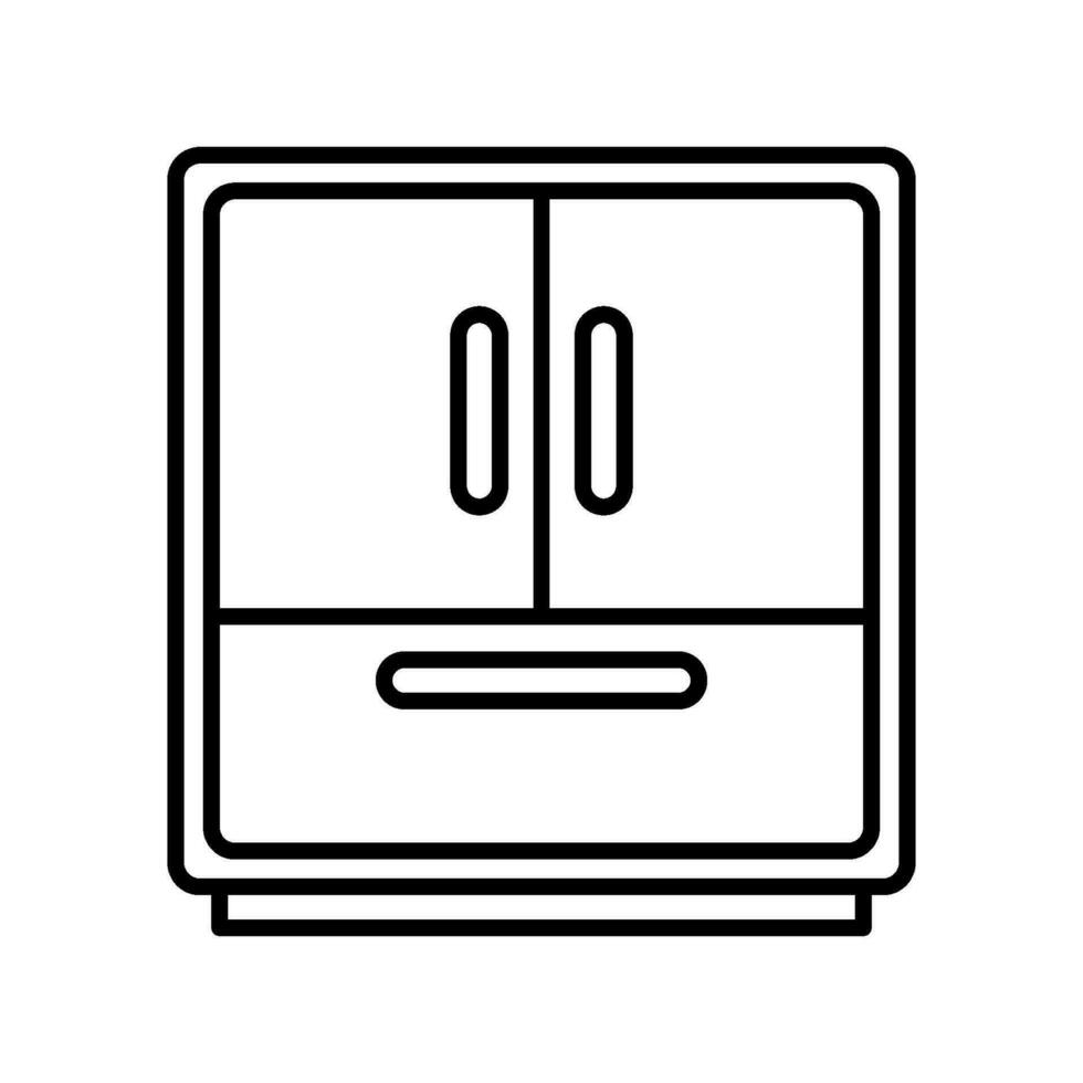 Refrigerator icon vector design templates