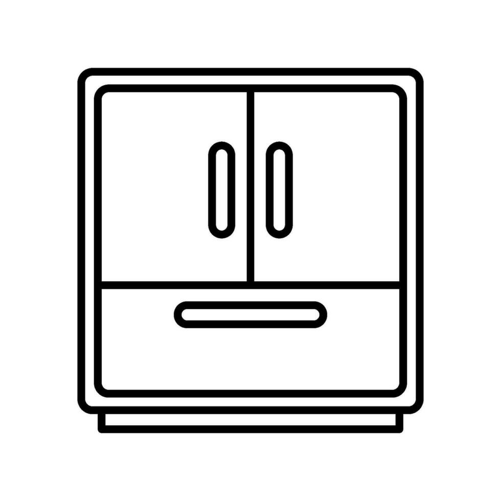 Refrigerator icon vector design templates