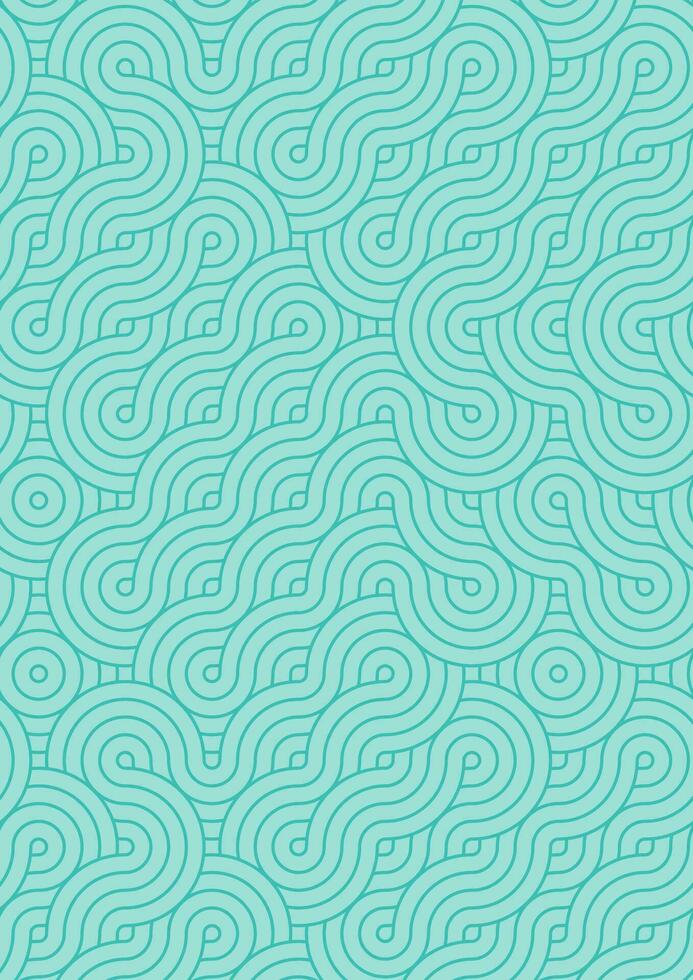 Abstract circle line background illustration paper size with blue color. vector