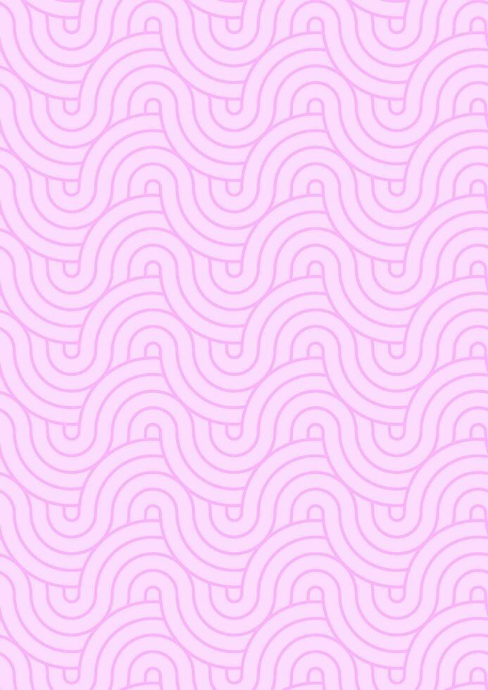 Abstract circle line background illustration paper size with pink color. vector