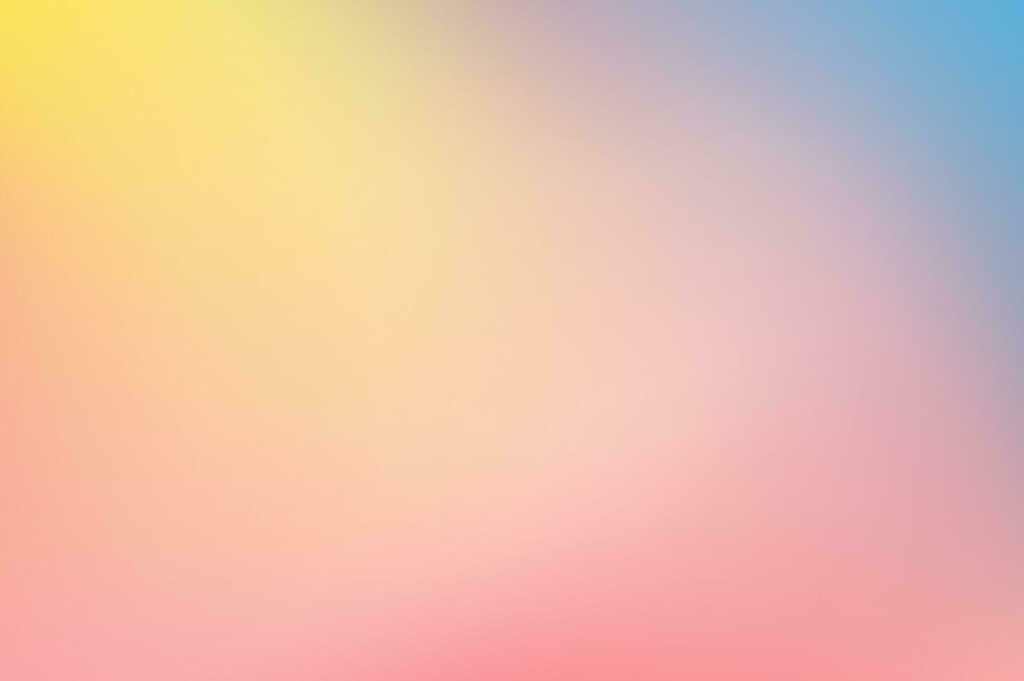 yellow red pastel color blurred gradient background for cover print and web design vector