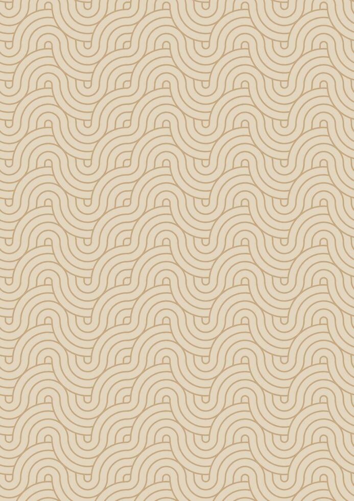 Abstract circle line background illustration paper size with brown color. vector