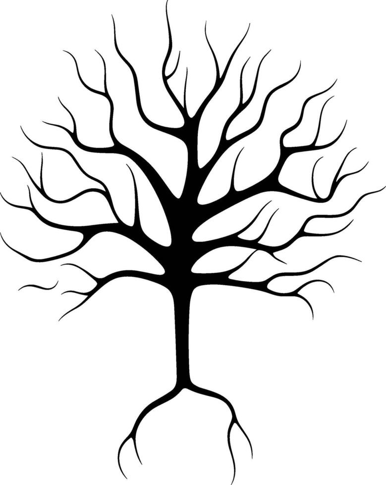 neurona logo vector icono ilustración, humano órganos anatomía - línea icono.