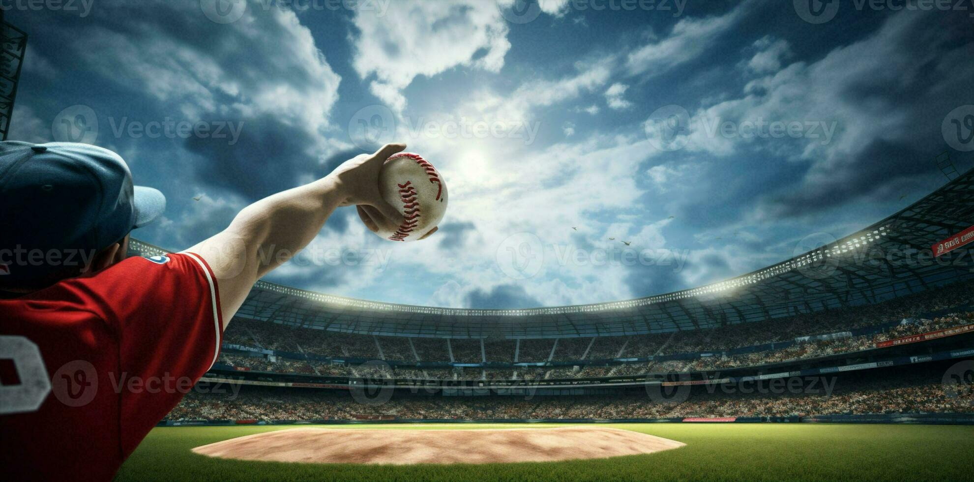 Child man arena field stadium baseball playing baseball sport game team athlete person ball photo