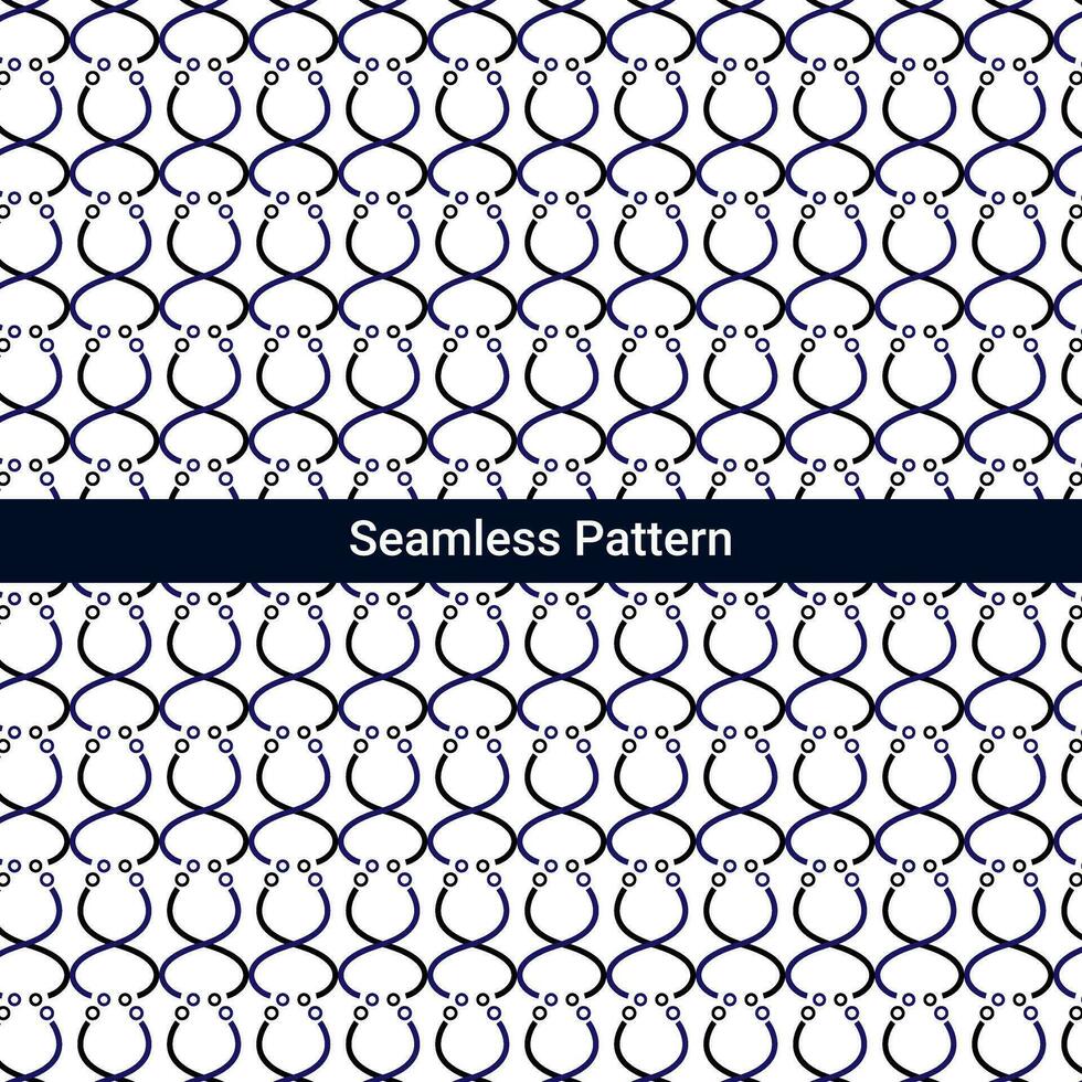 Rounded geometric seamless pattern design, fully editable vector eps 10 file format