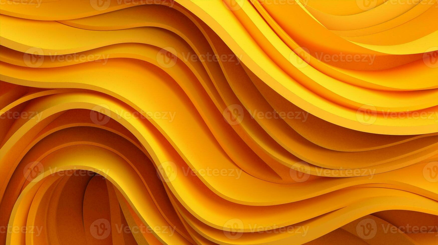 Wavy wave glow background art effect yellow artistic modern orange design illustration creative element graphic abstraction photo