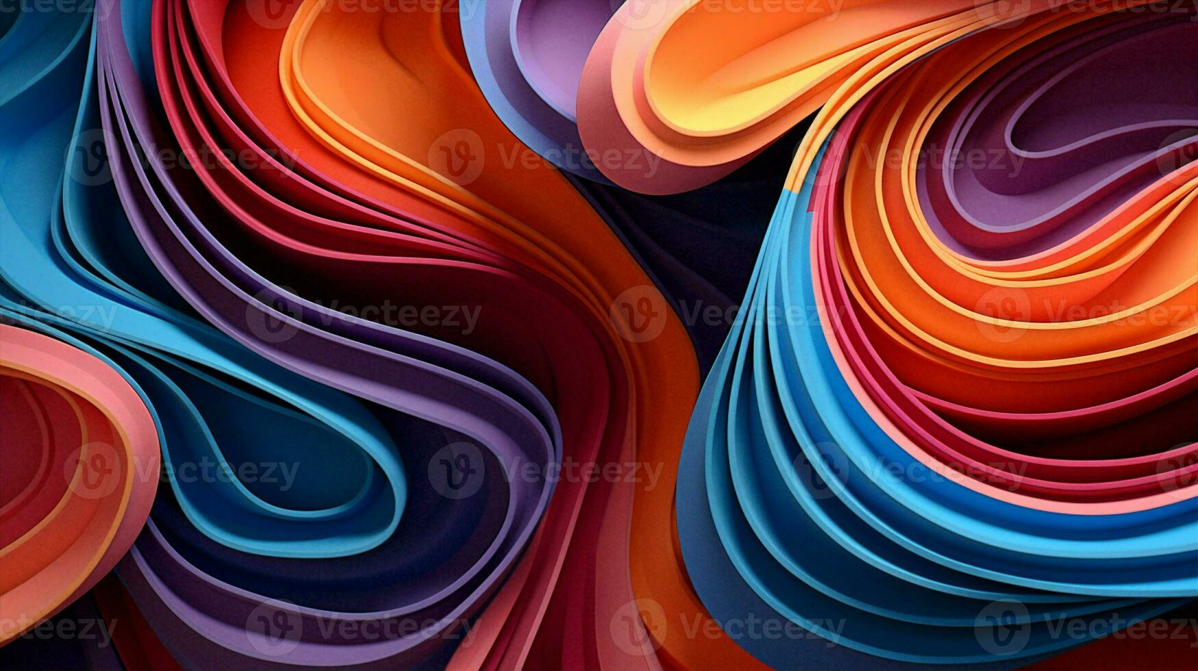 Pattern abstract art rainbow background photo