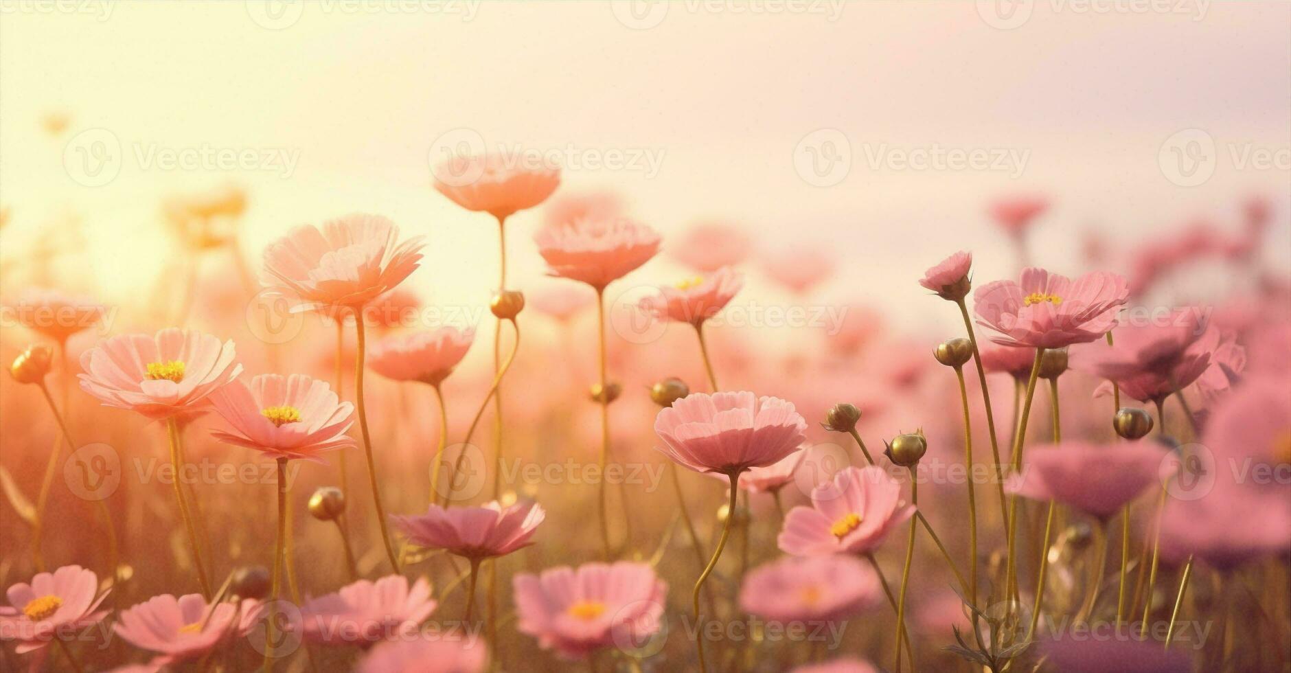 Flower nature sunny field photo