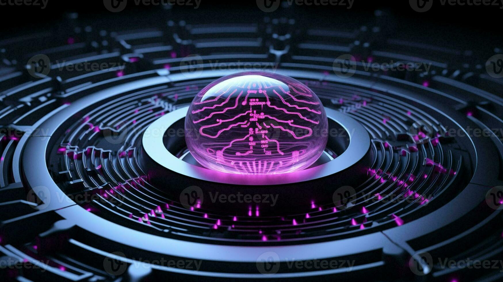 Intelligence brain technology photo