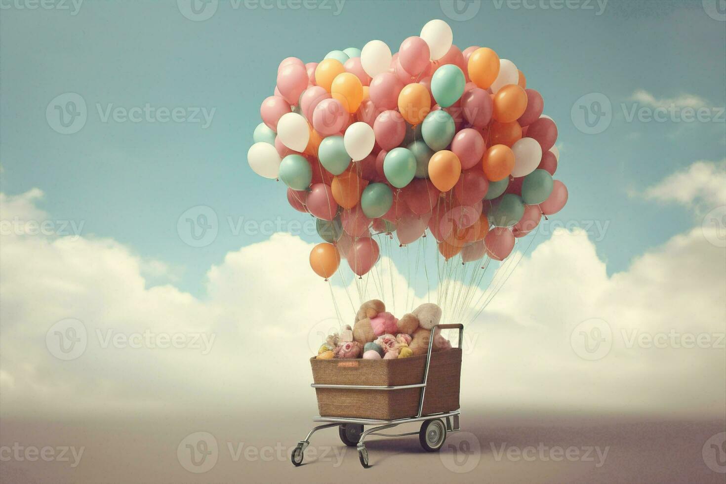 Trolley buy commerce shopping cart background purchase red sale basket concept group photo